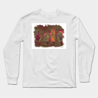 ASL L O V E Long Sleeve T-Shirt